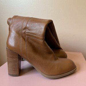 Nine West Brown Leather Knee High Boots Women's Size 7